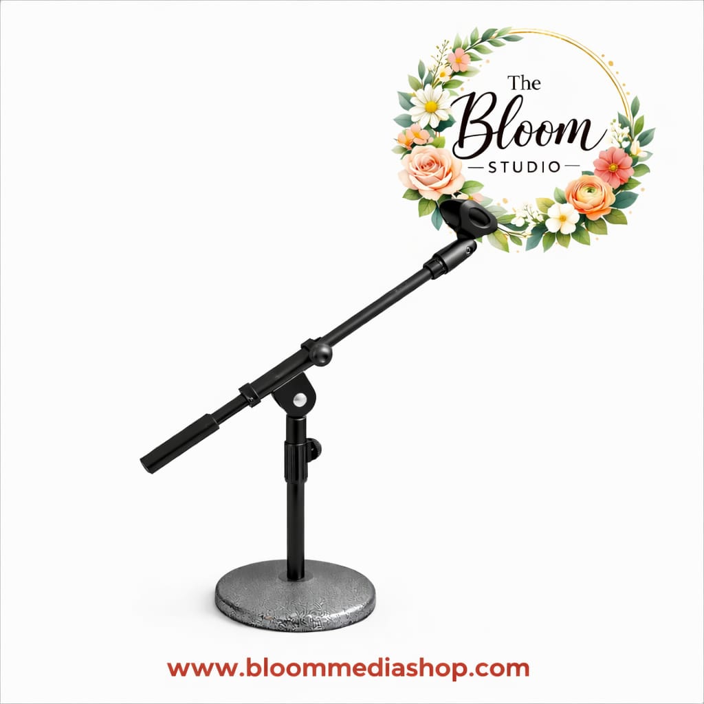 Single Podcast Mic Stand (Desk / Table Top)